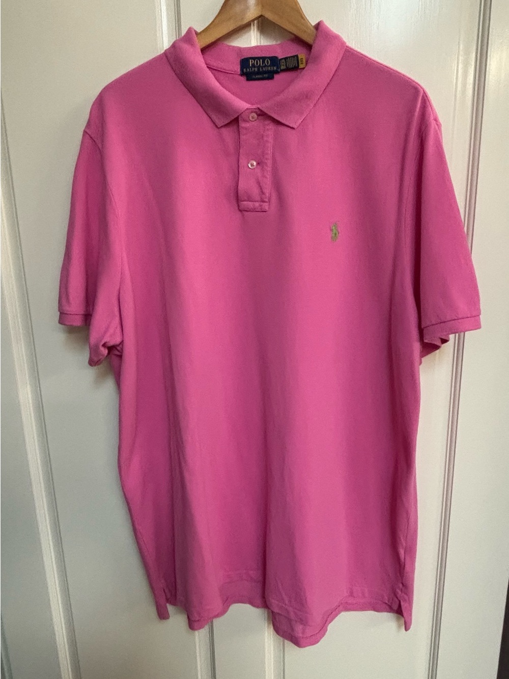 Polo Ralph Lauren Pink polo shirt XXLTall